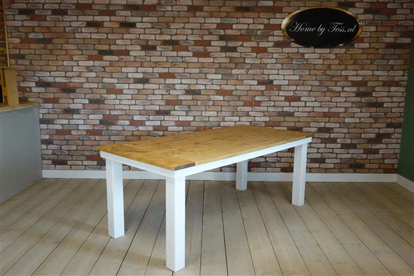 Grote foto top prijs massieve houten steigertafel nu huis en inrichting eettafels