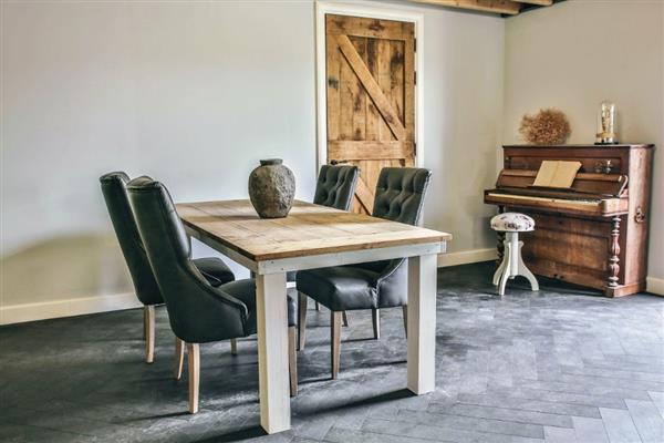 Grote foto sensationele actie luxe steigerhouten tafel 129 huis en inrichting eettafels