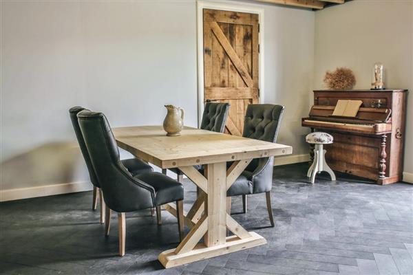 Grote foto sfeervol luxe massieve kloostertafel 299 huis en inrichting eettafels