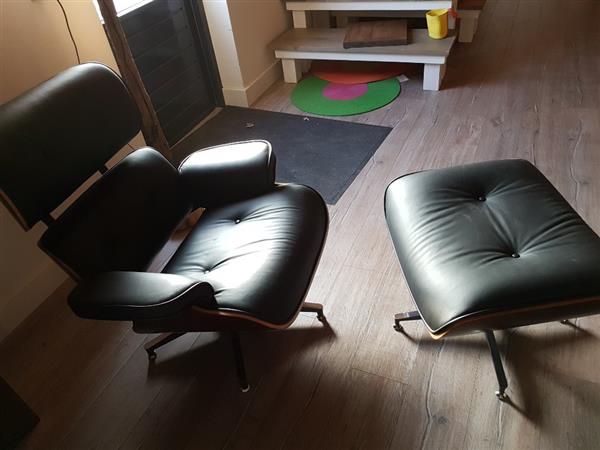 Grote foto op op maessen lounge chair zwart leer huis en inrichting stoelen