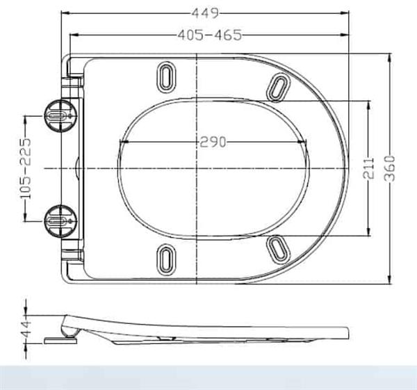 Grote foto wandcloset vesta rimless junior matzwarte zitting doe het zelf en verbouw sanitair