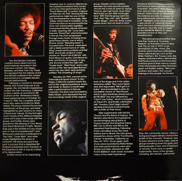 Grote foto jimi hendrix the jimi hendrix concerts muziek en instrumenten platen elpees singles