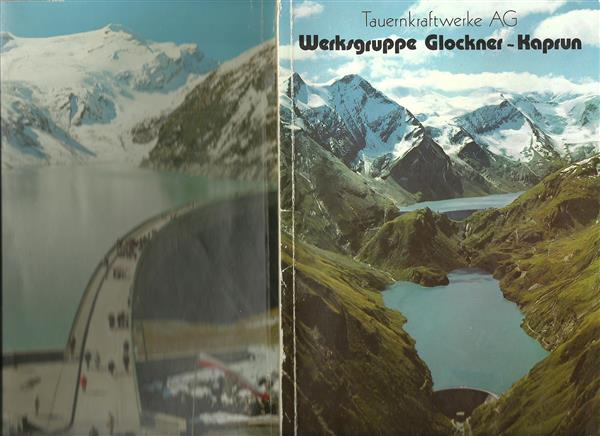 Grote foto glockner kaprun tauernkraftwerke 1977 boeken atlassen en landkaarten