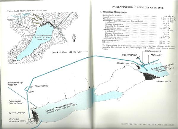 Grote foto glockner kaprun tauernkraftwerke 1977 boeken atlassen en landkaarten