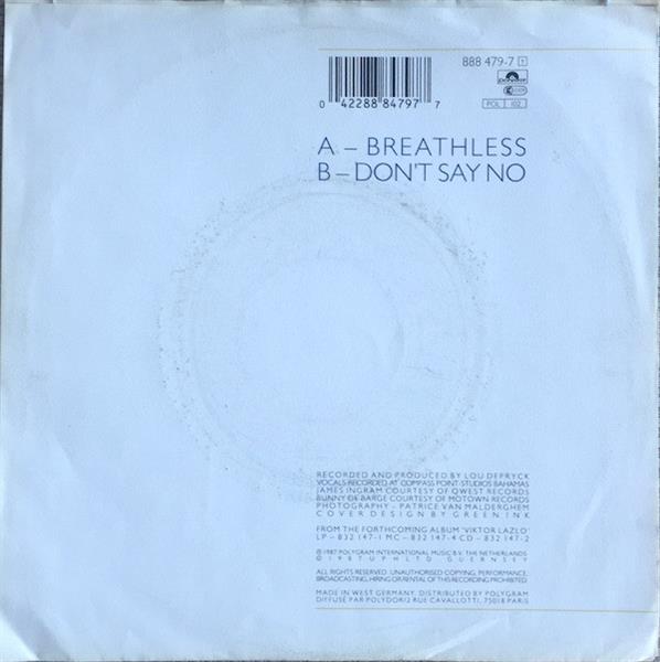 Grote foto viktor lazlo breathless muziek en instrumenten platen elpees singles