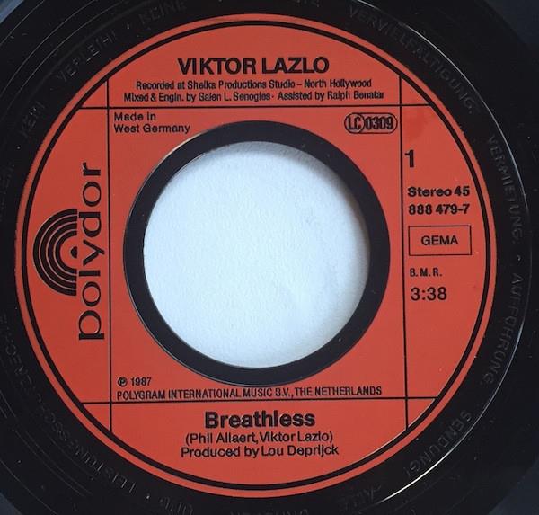 Grote foto viktor lazlo breathless muziek en instrumenten platen elpees singles