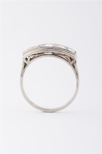 Grote foto rij ring met briljant kleding dames sieraden
