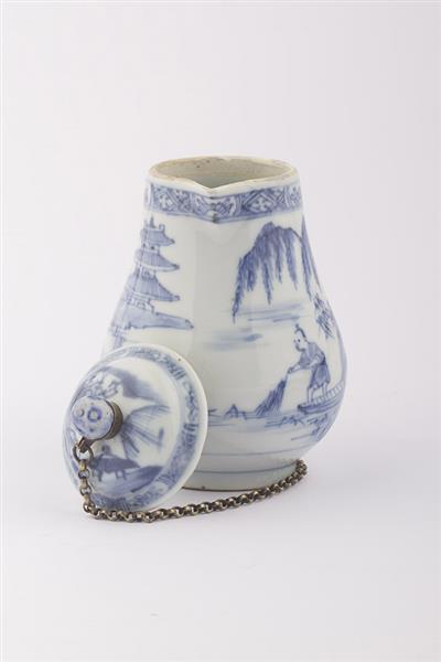 Grote foto chinees porseleinen thee kannnetje antiek en kunst glas en kristal