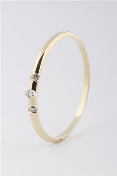 Grote foto gouden slaven armband met briljant kleding dames sieraden