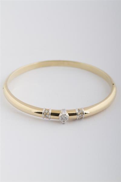 Grote foto gouden slaven armband met briljant kleding dames sieraden