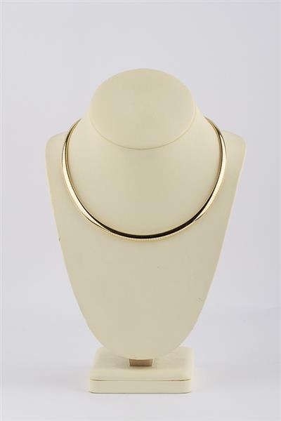 Grote foto gouden omega collier kleding dames sieraden