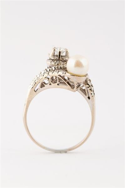 Grote foto wit gouden slag ring kleding dames sieraden