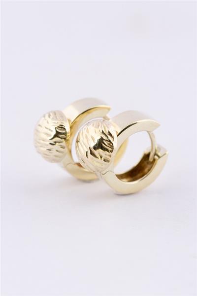 Grote foto 14 krt. gouden oor ringen kleding dames sieraden