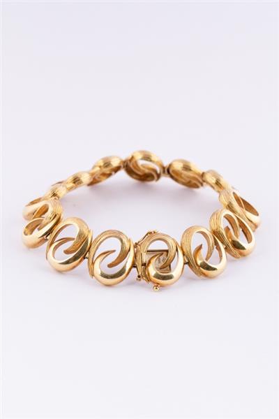 Grote foto gouden fantasie schakel armband kleding dames sieraden