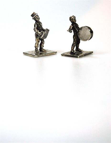 Grote foto zilveren orkest miniaturen antiek en kunst overige in antiek gebruiksvoorwerpen