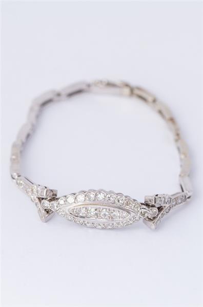 Grote foto 9 krt. armband met diamanten kleding dames sieraden