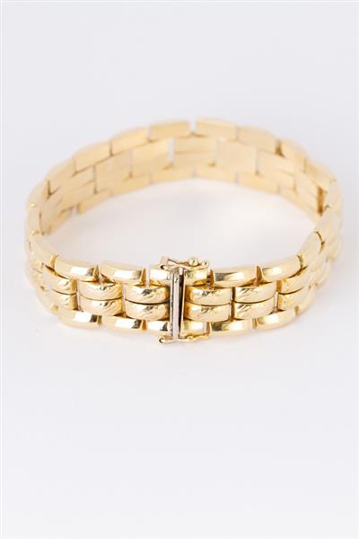 Grote foto gouden schakel armband kleding dames sieraden