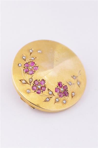 Grote foto gouden victoriaanse broche kleding dames sieraden