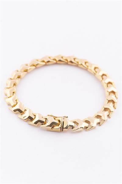 Grote foto gouden schakel armband kleding dames sieraden