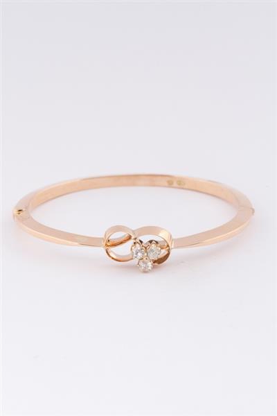 Grote foto bangle met oud geslepen briljanten kleding dames sieraden