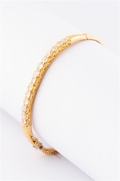 Grote foto gouden armband met briljanten kleding dames sieraden