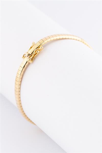 Grote foto gouden armband met een briljant van ca. 0.70 ct. kleding dames sieraden