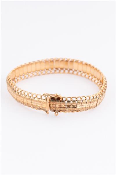 Grote foto gouden schakel armband kleding dames sieraden