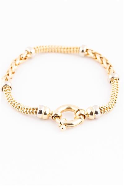 Grote foto gouden armband kleding dames sieraden