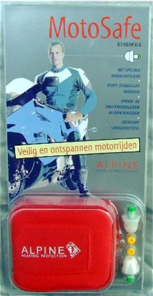 Grote foto alpine motosafe gehoorbescherming voor op de motor motoren kleding
