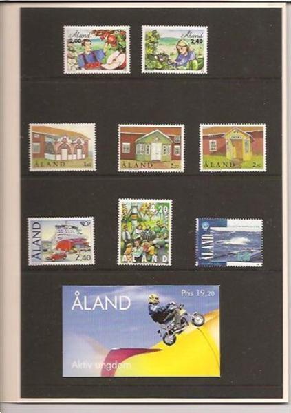 Grote foto jaarset aland 1998 verzamelen postzegels overige