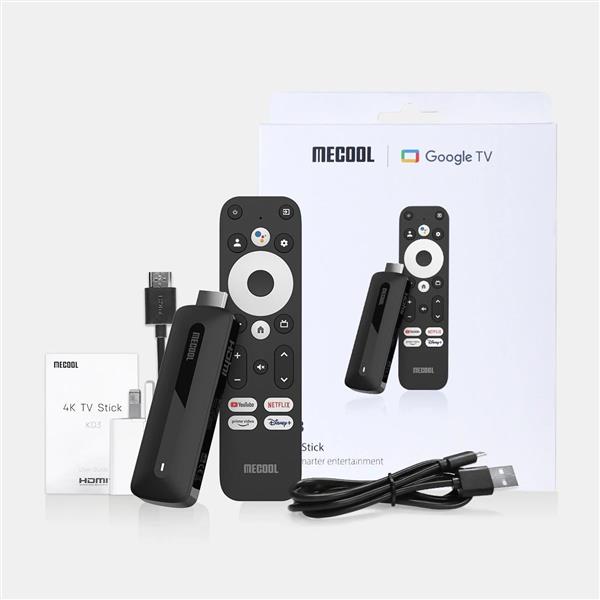 Grote foto mecool kd3 4k android 11 tv stick netflix viaplay disney videoland amazon prime youtube en m audio tv en foto algemeen