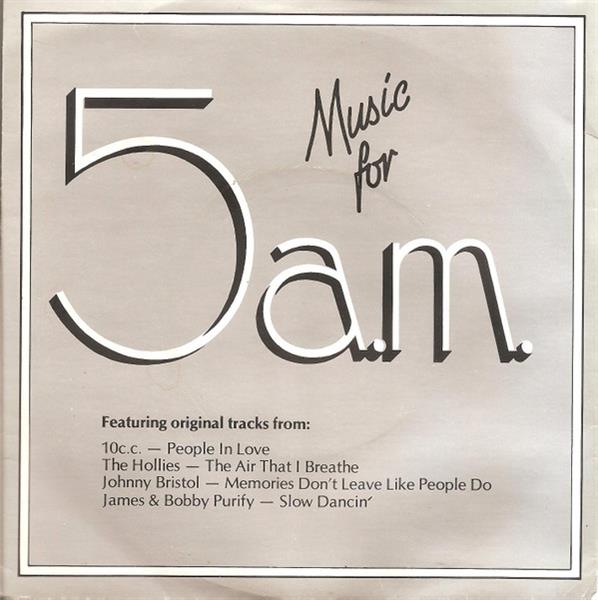 Grote foto various music for 5a.m. muziek en instrumenten platen elpees singles