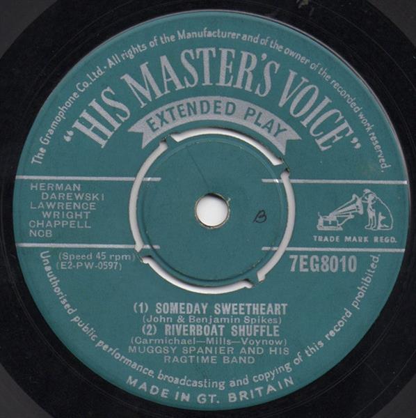 Grote foto muggsy spanier ragtime band muggsy spanier and his ragtime band muziek en instrumenten platen elpees singles