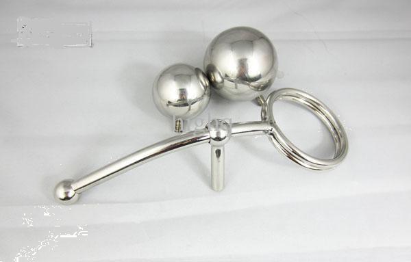 Grote foto cock ring anaal plug stainless steel man penis erotiek sm artikelen