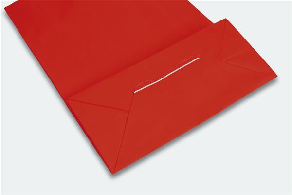 Grote foto papieren draagtas rood 250x240 mm zakelijke goederen overige zakelijke goederen