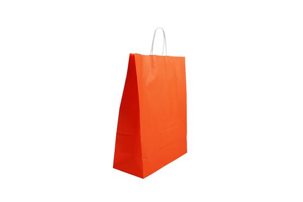 Grote foto papieren draagtasje 190x210 mm oranje zakelijke goederen overige zakelijke goederen