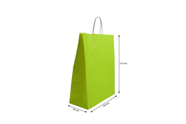 Grote foto papieren draagtasje 150 x 215 mm groen zakelijke goederen overige zakelijke goederen