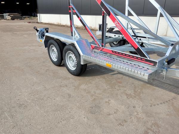 Grote foto haspelwagen ta no kantelbaar tandemasser 2 assen 2700kg 3500kg doe het zelf en verbouw trailers