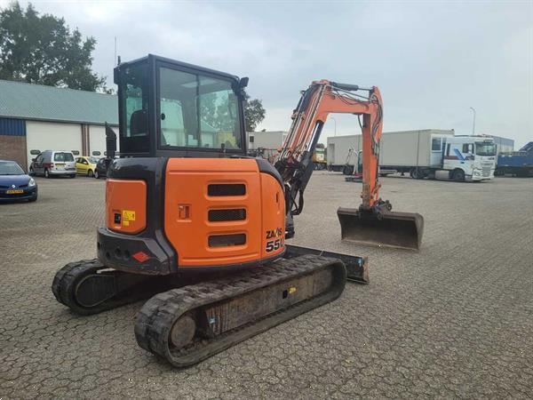 Grote foto hitachi zx55u 5aclr midigraver rups gebruikt doe het zelf en verbouw kranen en graafmachines