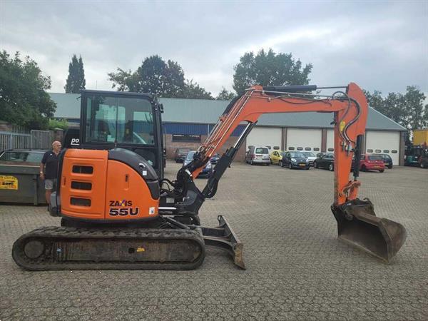 Grote foto hitachi zx55u 5aclr midigraver rups gebruikt doe het zelf en verbouw kranen en graafmachines