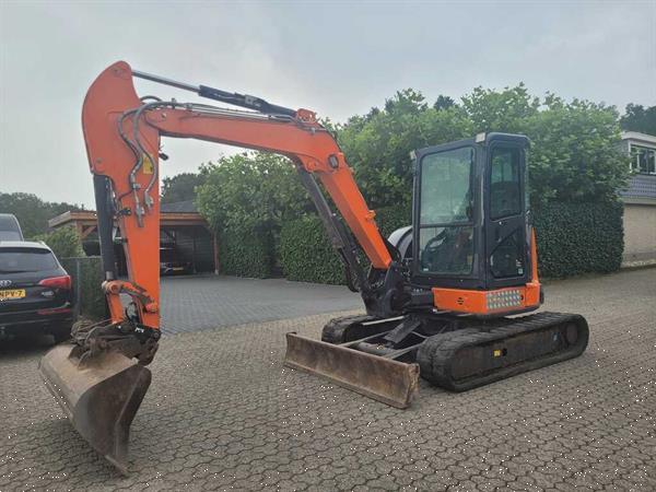 Grote foto hitachi zx55u 5aclr midigraver rups gebruikt doe het zelf en verbouw kranen en graafmachines