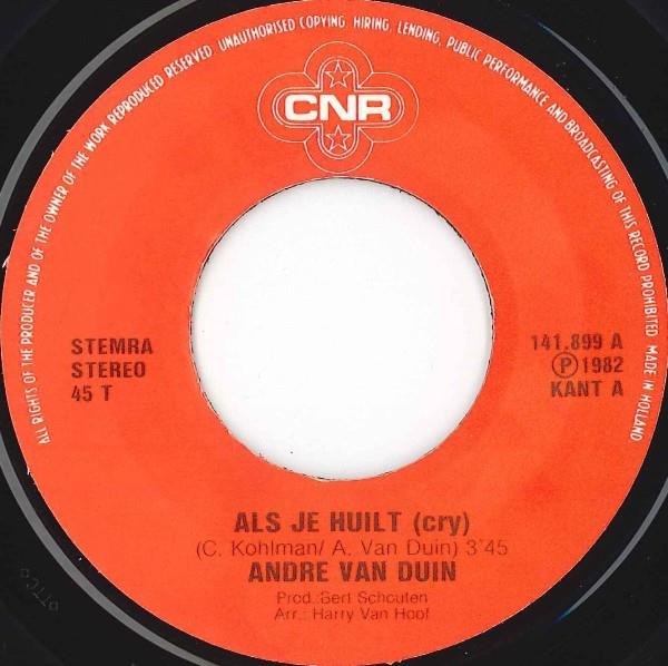 Grote foto andr van duin bim bam als je huilt muziek en instrumenten platen elpees singles