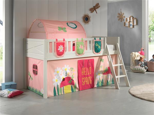 Grote foto scott halfhoogslaper 90x200 wit vipack kinderen en baby complete kinderkamers