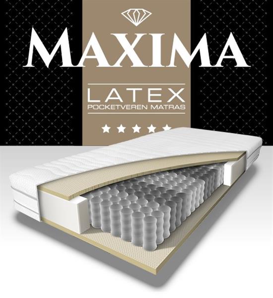 Grote foto maxima latex pocket matras diamant slaapcomfort huis en inrichting matrassen en bedbodems