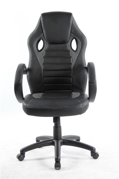 Grote foto bzone gamingbed met bureau en bedlade antraciet trasman antiek en kunst stoelen en banken