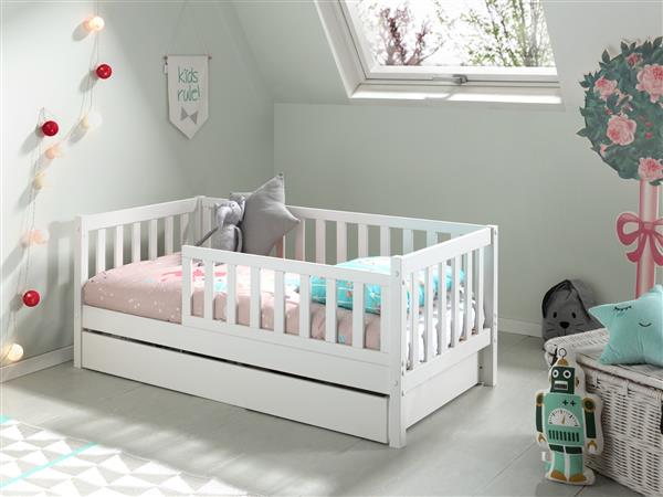 Grote foto peuterbed toddler 70 wit vipack antiek en kunst stoelen en banken