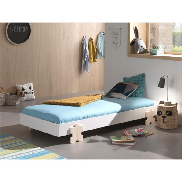 Grote foto modulo puzzle 1 persoonsbed wit vipack antiek en kunst stoelen en banken