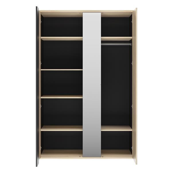 Grote foto duplex stapelbed 90x200 naturel zwart gami huis en inrichting bedden