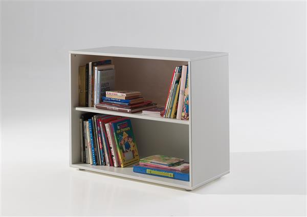 Grote foto pino hoogslaper 1 persoons met groot bureau 90x200 wit vipack kinderen en baby complete kinderkamers