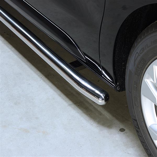 Grote foto sidebars rvs zilver ford transit custom 2018 2023 auto onderdelen overige auto onderdelen